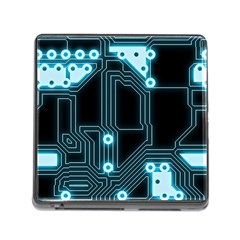 A Completely Seamless Background Design Circuitry Memory Card Reader (square)