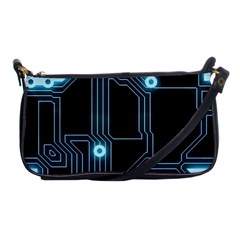A Completely Seamless Background Design Circuitry Shoulder Clutch Bags by Amaryn4rt