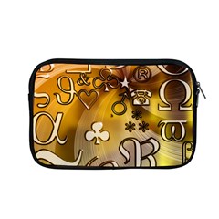 Symbols On Gradient Background Embossed Apple Macbook Pro 13  Zipper Case by Amaryn4rt