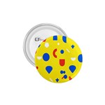 Circle Triangle Red Blue Yellow White Sign 1.75  Buttons Front