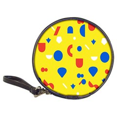 Circle Triangle Red Blue Yellow White Sign Classic 20-cd Wallets