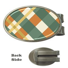 Autumn Plaid Money Clips (oval) 