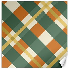 Autumn Plaid Canvas 20  x 20  