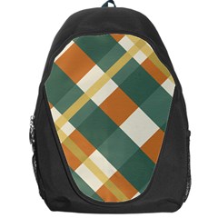 Autumn Plaid Backpack Bag by Alisyart