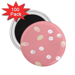 Drug Pink 2 25  Magnets (100 Pack)  by Alisyart