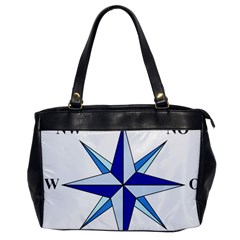 Compass Blue Star Office Handbags by Alisyart