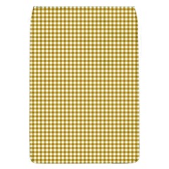 Golden Yellow Tablecloth Plaid Line Flap Covers (l) 