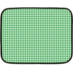 Green Tablecloth Plaid Line Fleece Blanket (mini)