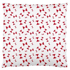 Hour Glass Pattern Red White Triangle Standard Flano Cushion Case (one Side) by Alisyart