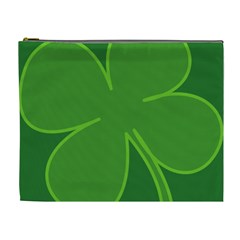 Leaf Clover Green Cosmetic Bag (xl)