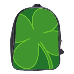 Leaf Clover Green School Bags(large) 