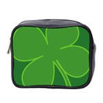 Leaf Clover Green Mini Toiletries Bag 2-Side Front