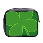 Leaf Clover Green Mini Toiletries Bag 2-Side Back