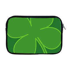 Leaf Clover Green Apple Macbook Pro 17  Zipper Case by Alisyart