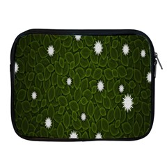 Graphics Green Leaves Star White Floral Sunflower Apple Ipad 2/3/4 Zipper Cases by Alisyart