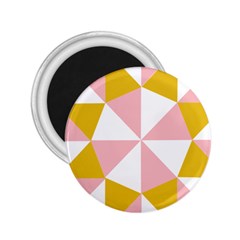 Learning Connection Circle Triangle Pink White Orange 2 25  Magnets
