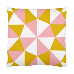 Learning Connection Circle Triangle Pink White Orange Standard Cushion Case (one Side)