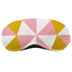 Learning Connection Circle Triangle Pink White Orange Sleeping Masks