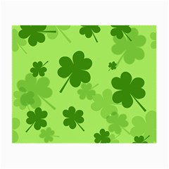 Leaf Clover Green Line Small Glasses Cloth by Alisyart