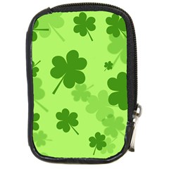 Leaf Clover Green Line Compact Camera Cases by Alisyart