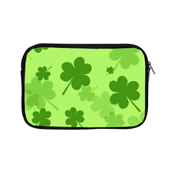 Leaf Clover Green Line Apple iPad Mini Zipper Cases