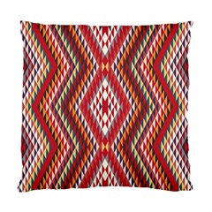 Indian Pattern Sweet Triangle Red Orange Purple Rainbow Standard Cushion Case (one Side)