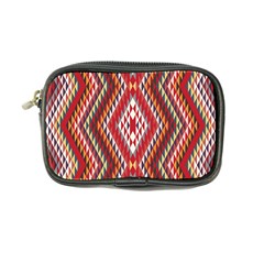 Indian Pattern Sweet Triangle Red Orange Purple Rainbow Coin Purse