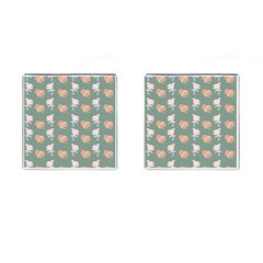 Lifestyle Repeat Girl Woman Female Cufflinks (square)