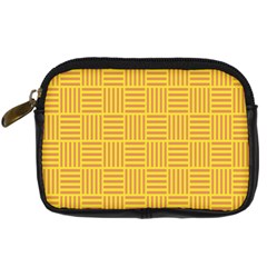 Plaid Line Orange Yellow Digital Camera Cases