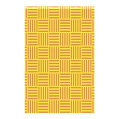 Plaid Line Orange Yellow Shower Curtain 48  X 72  (small) 