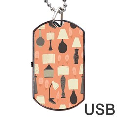 Lamps Dog Tag Usb Flash (two Sides)