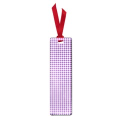 Purple Tablecloth Plaid Line Small Book Marks by Alisyart