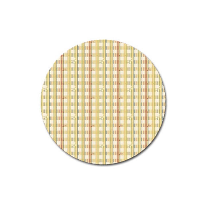 Tomboy Line Yellow Red Magnet 3  (Round)