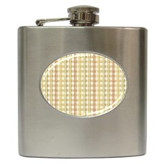 Tomboy Line Yellow Red Hip Flask (6 Oz)