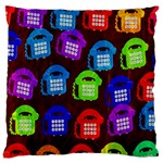 Grunge Telephone Background Pattern Standard Flano Cushion Case (Two Sides) Front