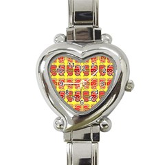 Funny Faces Heart Italian Charm Watch by Amaryn4rt