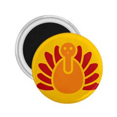 Animals Bird Pet Turkey Red Orange Yellow 2 25  Magnets