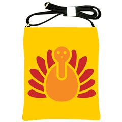 Animals Bird Pet Turkey Red Orange Yellow Shoulder Sling Bags