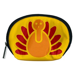 Animals Bird Pet Turkey Red Orange Yellow Accessory Pouches (medium)  by Alisyart