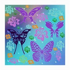 Butterfly Vector Background Medium Glasses Cloth