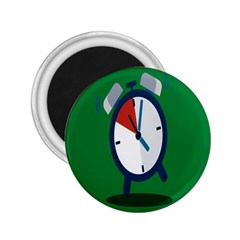 Alarm Clock Weker Time Red Blue Green 2 25  Magnets by Alisyart