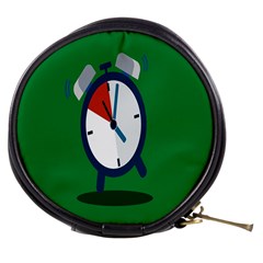 Alarm Clock Weker Time Red Blue Green Mini Makeup Bags by Alisyart