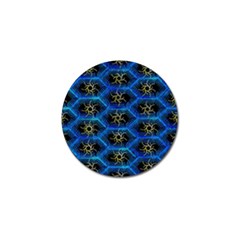 Blue Bee Hive Pattern Golf Ball Marker (10 Pack) by Amaryn4rt