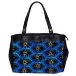 Blue Bee Hive Pattern Office Handbags (2 Sides)  Front