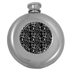 Body Parts Round Hip Flask (5 Oz) by Valentinaart