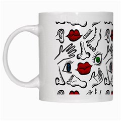 Body parts White Mugs