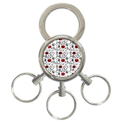 Body parts 3-Ring Key Chains