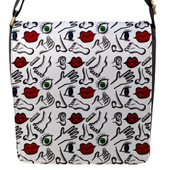 Body parts Flap Messenger Bag (S)