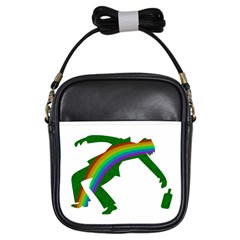 St  Patricks Girls Sling Bags by Valentinaart