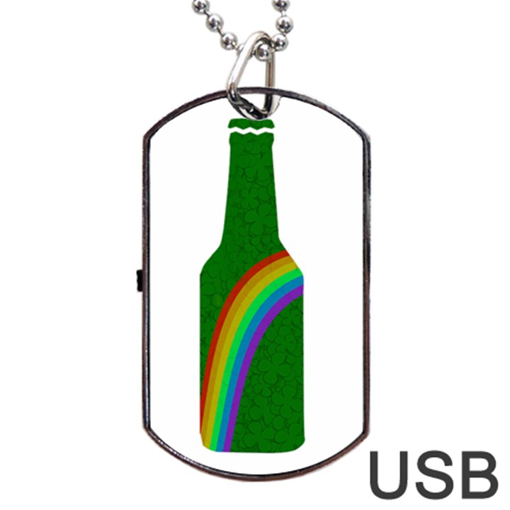 St. Patricks Dog Tag USB Flash (Two Sides)